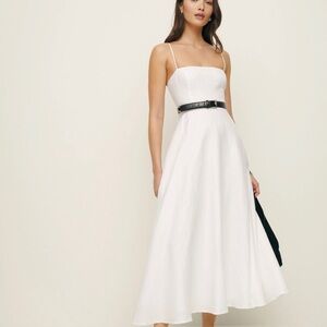 Reformation Monette Linen Midi Dress NWT size 6